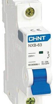 Выкл.авт. мод.1п С 3А  4.5кА NXB-63S GHINT 296706