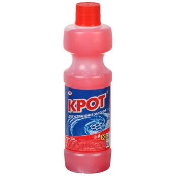 Средство от засоров Крот, 500 мл 428240