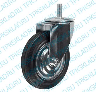 Колесо пром.поворотное болт.креплен. КП 100 (SCT42) (М12)