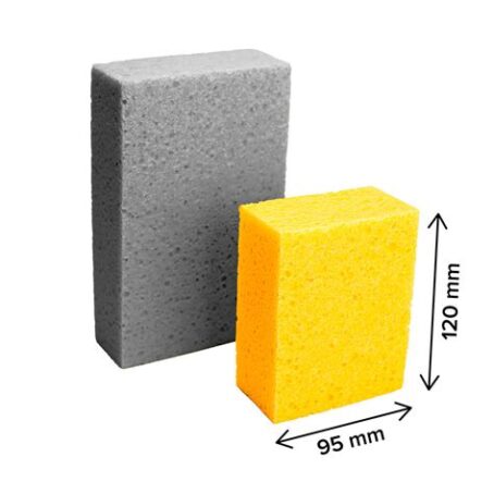 Губка целлюлозная 95х120х50мм 3D Krestiki