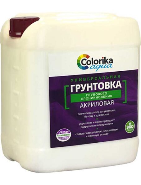 Грунтовка "Colorika Aqua"универсальная глубокого проникновения 5кг 10496