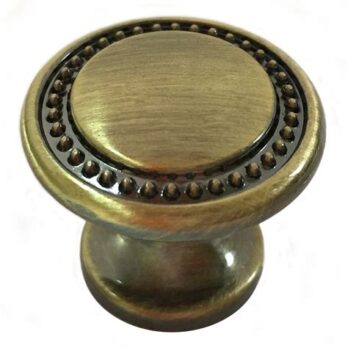 Ручка кнопка мебельная KL-347 АВ (бронза)