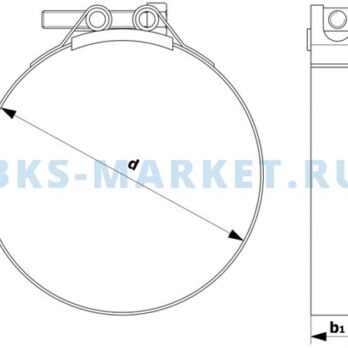 Хомут силовой GBS А2 20–22/18мм