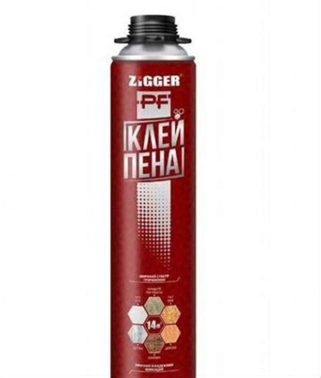 Клей - пена  ZIGGER PF ПРОФ всесезонная 750мл  010341