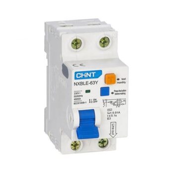 Выкл.авт.диф. тока 1п+N С 25А  30mA электрон. тип AC 4.5кА CHINT 105544