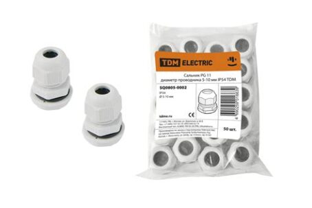 Сальник PG 11, D проводника  5-10мм IP54 TDM 805-0002 07-8011
