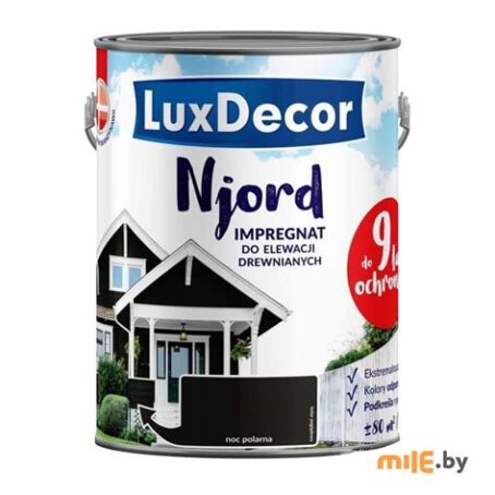 Краска антисептик для дерева LUXDECOR NJORD 5л. (Туманный луг)