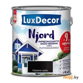 Краска антисептик для дерева LUXDECOR NJORD 2,5л. (Норвежские скалы) 26163