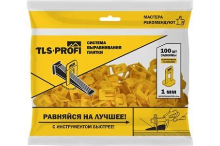 Система выравнивания плитки ( зажим 100шт) Россия Т4Р 2707105