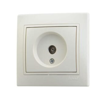 Розетка TV СП Мира оконечн. крем 701-0303-130
