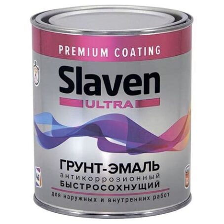 Грунт -эмаль Slaven ULTRA быстро сохн. красно-коричн. 1,2кг RAL3009