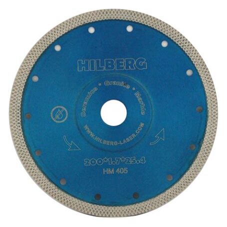 Диск алмазный HILBERG Xтип Турбо 200*25,4*1,7мм HM405
