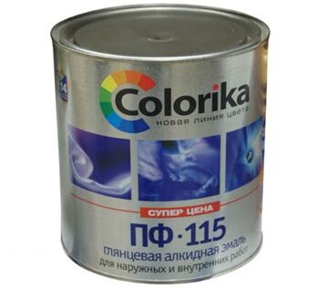 Эмаль ПФ-115 "Colorika" белая 2,7кг