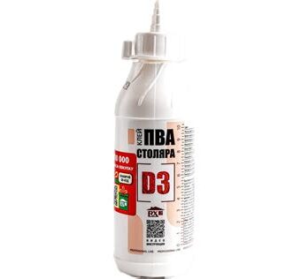 Клей ПВА влагостойкий D3,RX Formula 250гр.  03-9-1-019 Dekart