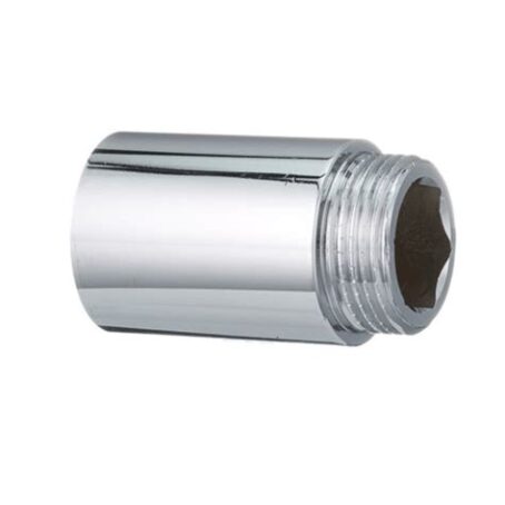 Удлинительная гайка 1/2" 80мм хром