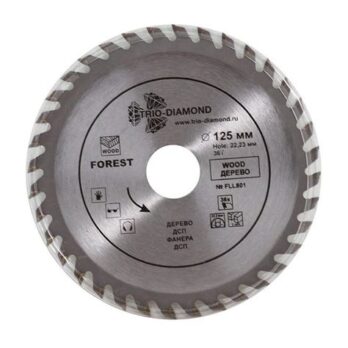 Диск пильный TRIO-DIAMOND  Forest Long Life 125*36Т*22,2мм FLL801
