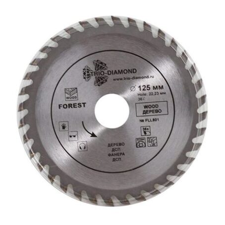 Диск пильный TRIO-DIAMOND  Forest Long Life 125*36Т*22,2мм FLL801