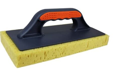 Терка Decor крупнопористый бежевый поролон 280х140мм 1/5 670-004