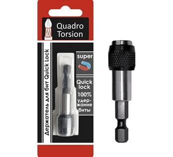Магнитный держатель д/бит Quick lock (1шт/карта) "Qudro Torsion"480002