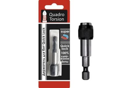 Магнитный держатель д/бит Quick lock (1шт/карта) "Qudro Torsion"480002