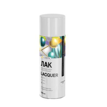 Лак аэрозоль ЛАКРА Lacquer Глянцевый 190, 11907 8300204