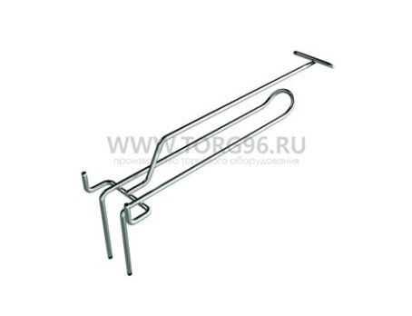 Крюк д/стенда одинарн., хромир., 150мм