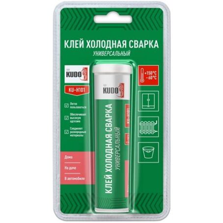 Клей KUDO "Холодная сварка" универсальный 60гр. (KU-H101)