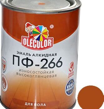 Эмаль ПФ-266 "Colorika" желто-коричневая 2,7кг