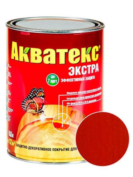 Пропитка декор."ЭКСТРА" 3в1 РЯБИНА 0,8л "DREVIKA" 255381