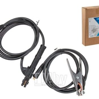 Комплект сварочный для ММА (до 200А, 2+2м) SOLARIS
