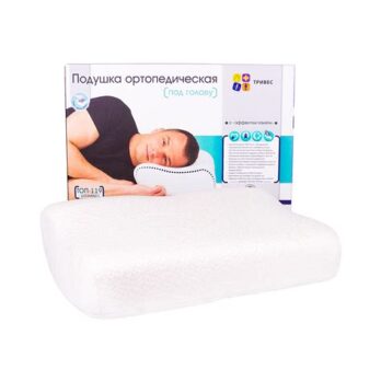 Подушка ортопедическая 30х50см с эфектом памяти 337494