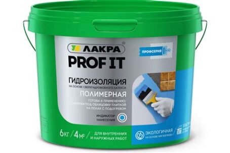 Гидроизоляция полимерная  Лакра PROF IT 6кг