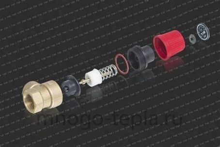 Клапан предохранительный красный колпачок 1.5 бар 1/2"г-г (BL22FF-K-1.5) 135948