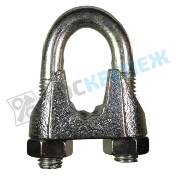 Зажим для стальных канатов оцинк. 6 мм DIN 741 мм