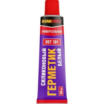 Герметик DONEWELL силиконовый универс. белый 40мл. DST101