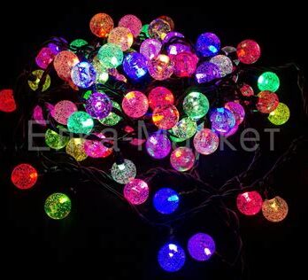 Гирлянда шарики каучук улица