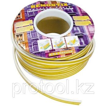 Уплотн. лента самокл. "Р- профиль" 100 м белая. 53929