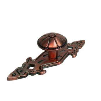 Ручка кнопка мебельная KL-347 АС (медь)