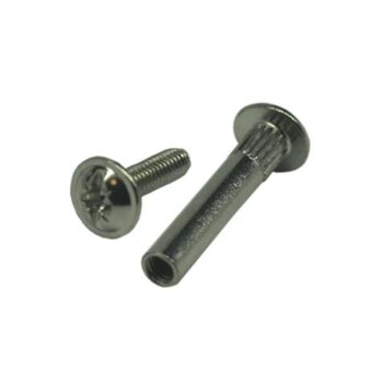 Межсекционная стяжка металл d=5мм М4*27 никель 6429