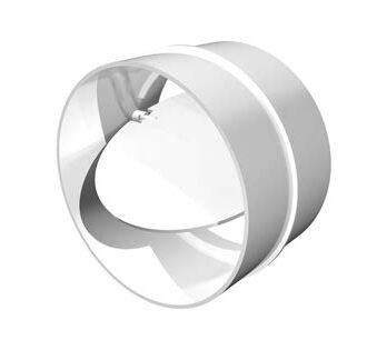 Соединитель круглых каналов с обр клапаном 12