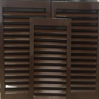 Решетка вентиляционная 100*100 (коричн. металл) 9215