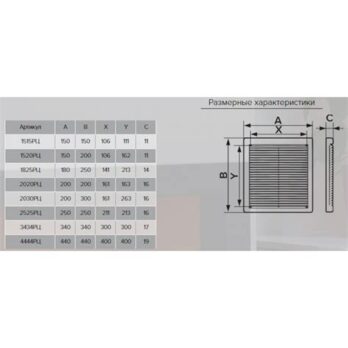 Решетка наклонная цилиндрические 1825РЦ 3167