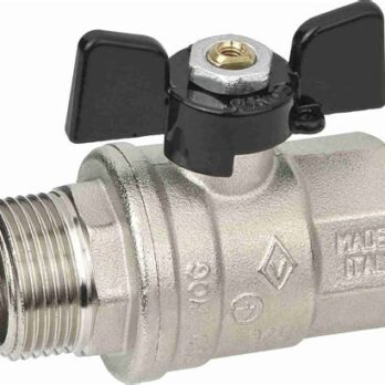 Кран шаровый BG 3/4" ВР-НР бабочка 307-3/4 (Бугатти)