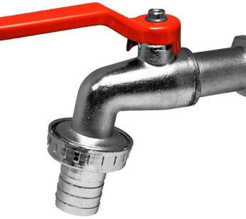 Кран шаровый водоразборный 1/2" ручка  DE1224 69075