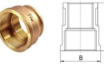 Муфта пер. ВР 2"х1 1/4" ЧЕРНАЯ