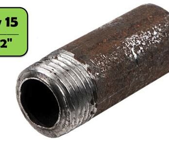 Резьба черная ДУ 15мм- L50мм   802601 1293508