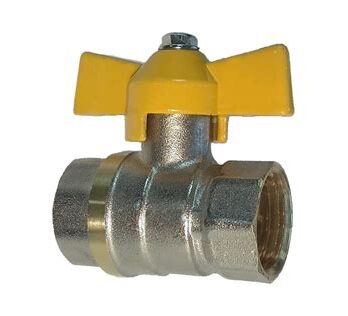 Кран шаровый д/газа ВР 1/2" бабочка 100