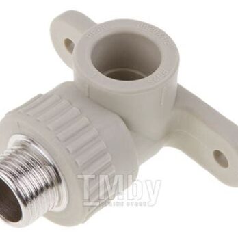 Колено комб. с наруж. резьбой 20х1/2"белое  545140