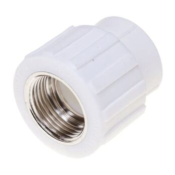 Муфта комб. разъем. с/вн.резьбой 20х1/2" белая 58301