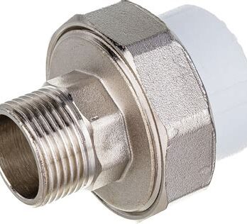 Муфта комб. разъем. с/вн.резьбой 32х3/4" белая 551350